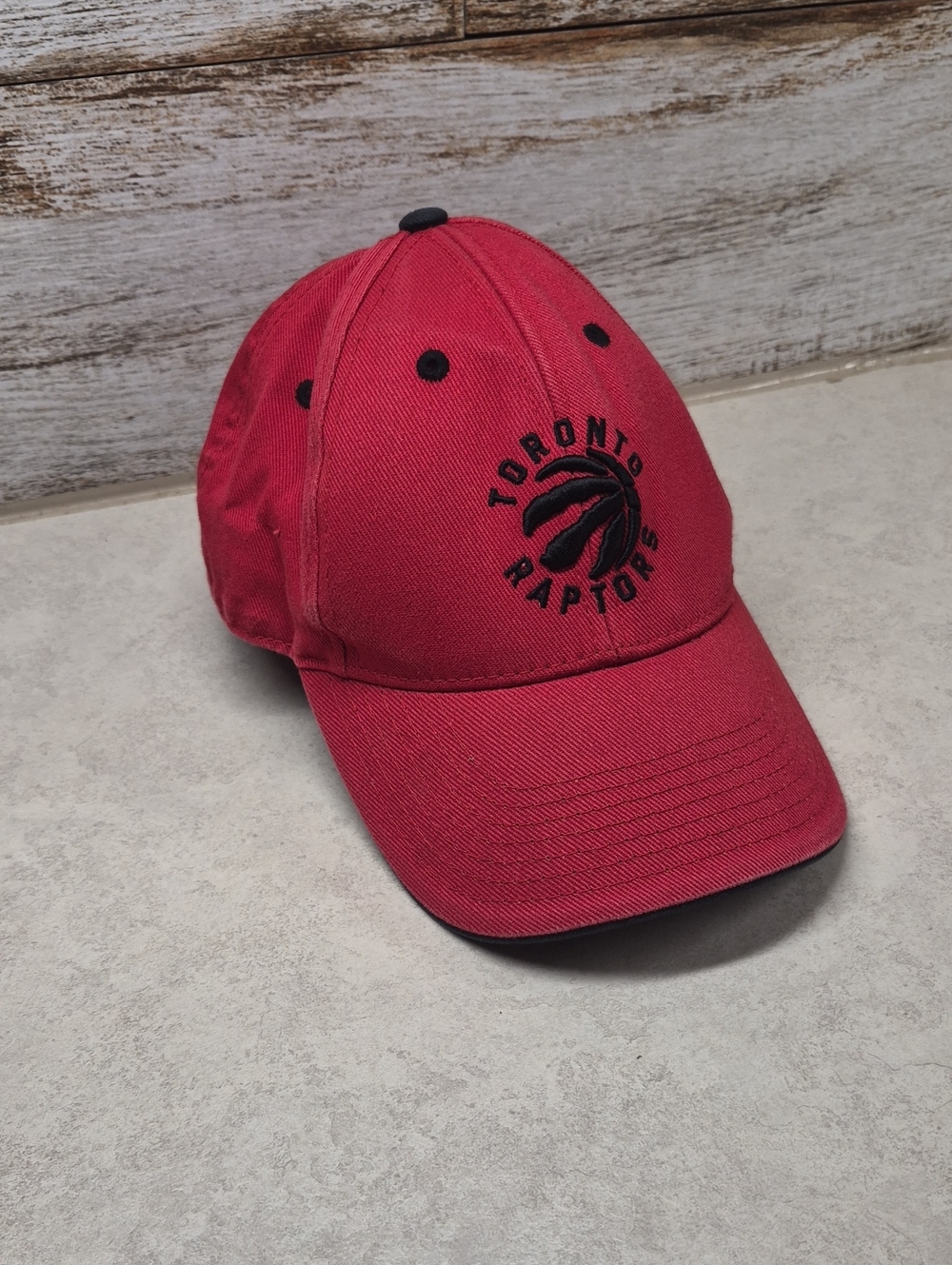NBA Red and Black Two-Tone Baseball Cap